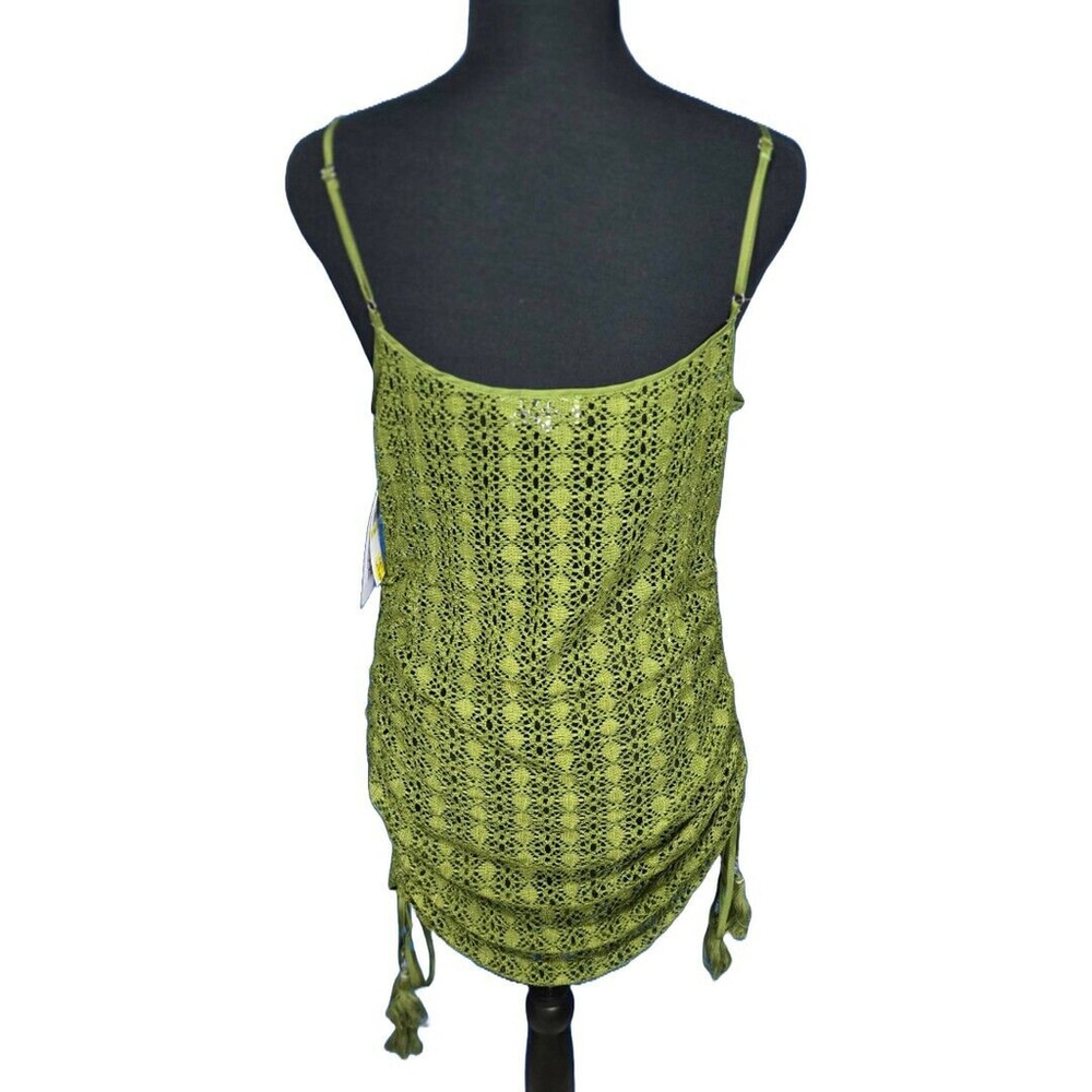 1.STATE Crochet Lace Swim Cover-Up Medium 70s Retro Boho Hippie Festival NWT - Picture 3 of 10
